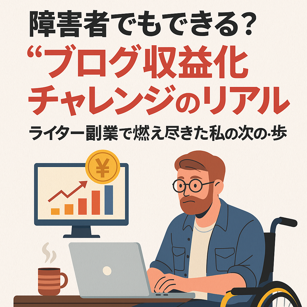 発達障害でチャレンジするライター＆自分のブログ運営！